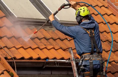 Démoussage et hydrofuge de toiture à Bihucourt